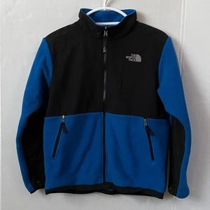 The North Face Youth Full-Zip Blue and Black Fleece Jacket L (14/16)